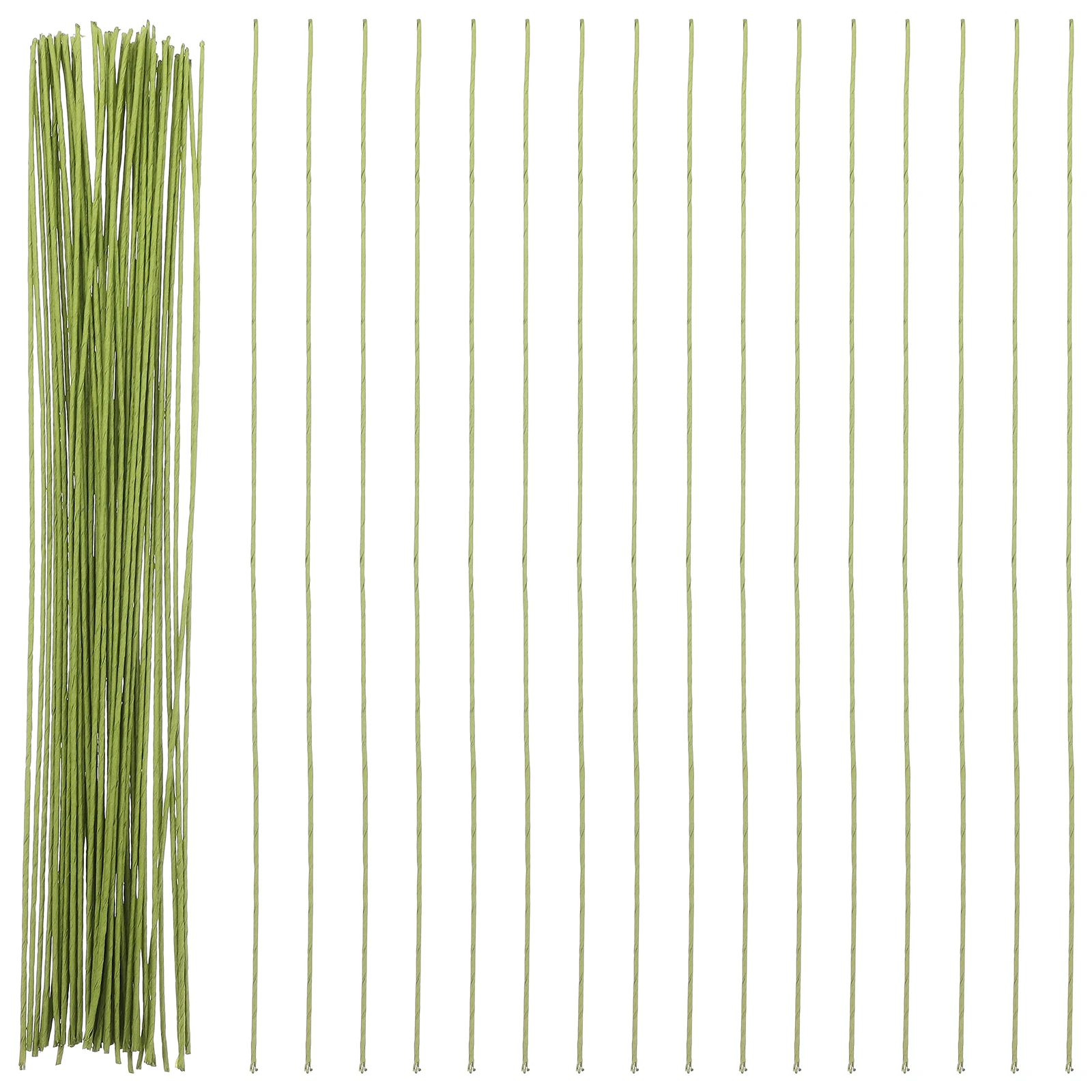 200pcs Paper Wrapped Iron Wire Stems for Artificial Flowers Green Floral Wire Craft Supplies Versatile DIY Decor
200pcs Paper Wrapped Iron Wire Stems for Artificial Flowers Green Floral Wire Craft Supplies Versatile DIY Decor