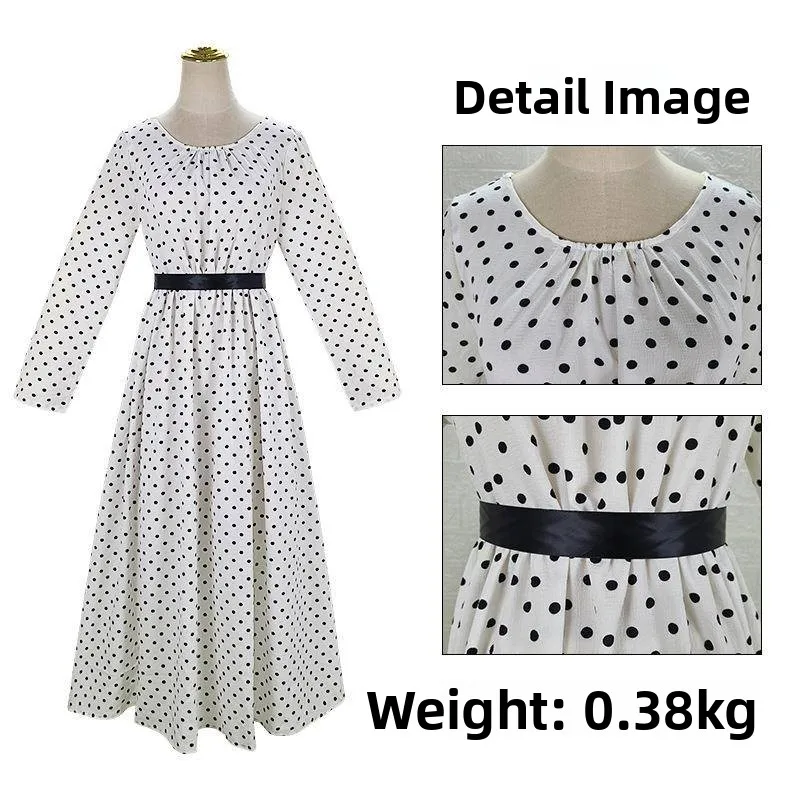 New Medieval Polka Dot Dress Halloween Brown Stripe Stage Performance Costume Retro Dance Ball Gown Women's Ethnic Wear
New Medieval Polka Dot Dress Halloween Brown Stripe Stage Performance Costume Retro Dance Ball Gown Women's Ethnic Wear