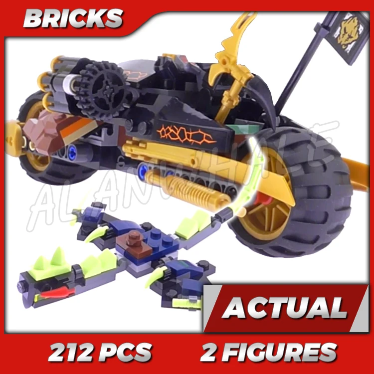 212pcs Shinobi Blaster Bike Ghost Dragon Battle Motorcycle Cole 10394 Building Kit toys 3D DIY Bricks Compatible with Bricks
212pcs Shinobi Blaster Bike Ghost Dragon Battle Motorcycle Cole 10394 Building Kit toys 3D DIY Bricks Compatible with Bricks