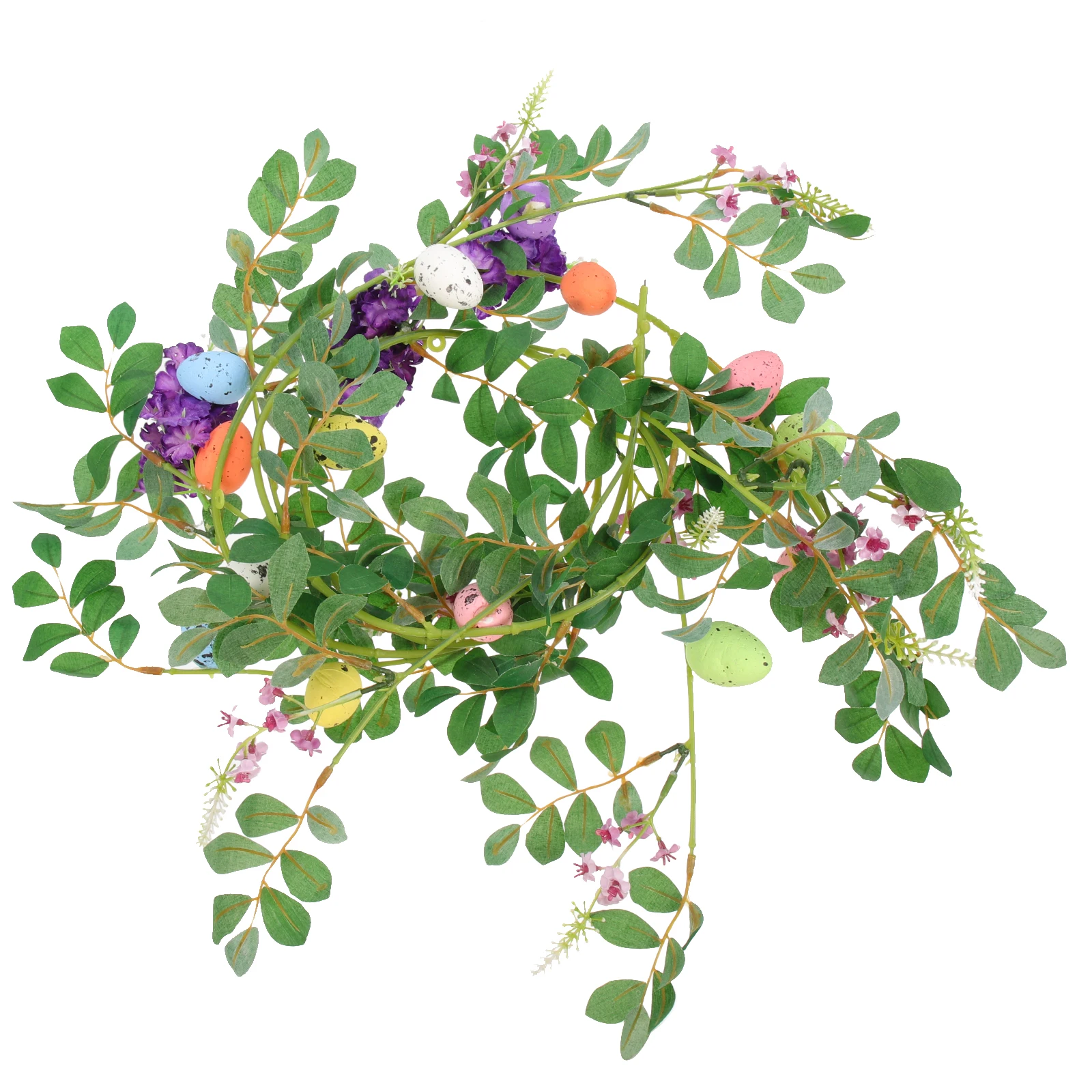 Easter Decor Pastel Eggs Green Leaves Flowers Festive Wreath Hanging Wall Door Sign Spring Decoration DIY
Easter Decor Pastel Eggs Green Leaves Flowers Festive Wreath Hanging Wall Door Sign Spring Decoration DIY