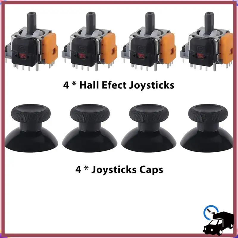 Efficient Joysticks Replacement For PS4 Controller,4 Pack Hall Effect 3D Analog Sensor Joysticks Module For Playstation Conrtoll
Efficient Joysticks Replacement For PS4 Controller,4 Pack Hall Effect 3D Analog Sensor Joysticks Module For Playstation Conrtoll