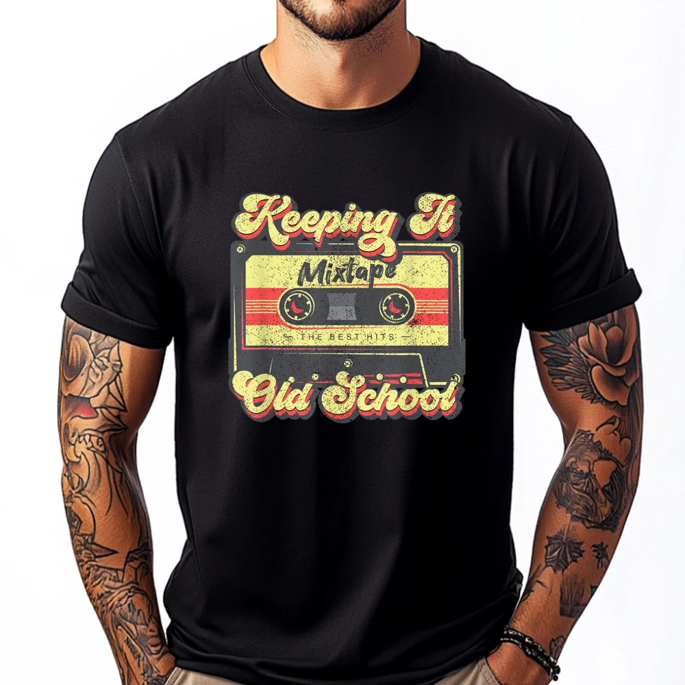 Keeping It Old School Cassette Tape 90s 80s Party Funny Shirts Breathable New Year 2025 4TH of July Graphic Tees
Keeping It Old School Cassette Tape 90s 80s Party Funny Shirts Breathable New Year 2025 4TH of July Graphic Tees
