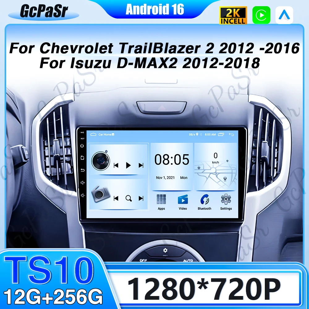 Android 16 For Chevrolet TrailBlazer 2 2012 -2016 For Isuzu D-MAX2 2012-2018 Car Radio Multimedia Player Navigation Auto Stereo
Android 16 For Chevrolet TrailBlazer 2 2012 -2016 For Isuzu D-MAX2 2012-2018 Car Radio Multimedia Player Navigation Auto Stereo