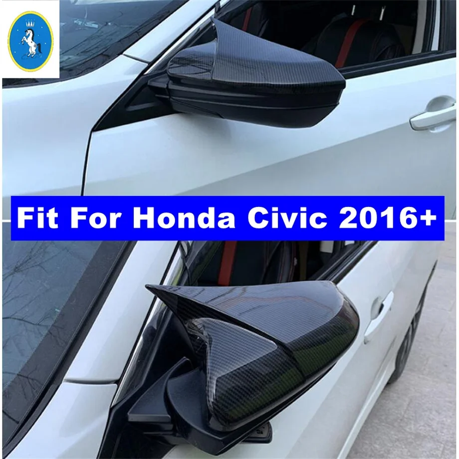 Side Rearview Mirror Protection Cap Cover Trim Fit For Honda Civic 2016 - 2019 Black Carbon Fiber Look Car Exterior Accessories
Side Rearview Mirror Protection Cap Cover Trim Fit For Honda Civic 2016 - 2019 Black Carbon Fiber Look Car Exterior Accessories