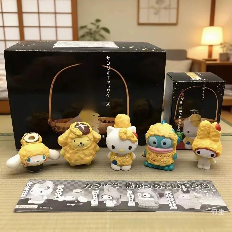 Sanrio Anime Figures Hello Kitty Mymelody Cinnamoroll Pompom Purin Blind Box Toys Tempura Series Collection Ornaments Girl Gifts
Sanrio Anime Figures Hello Kitty Mymelody Cinnamoroll Pompom Purin Blind Box Toys Tempura Series Collection Ornaments Girl Gifts