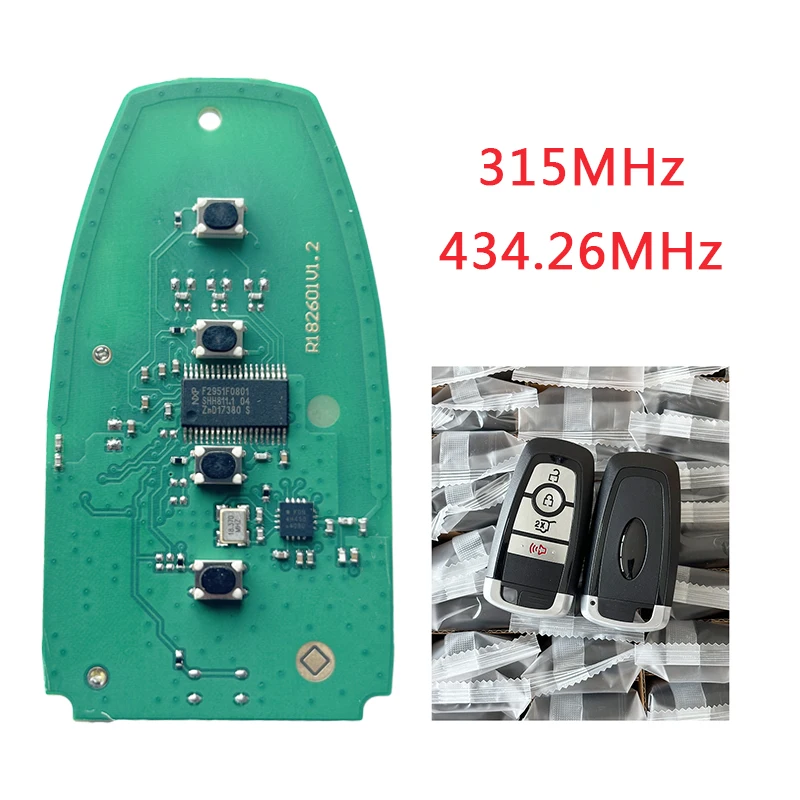 TXK018103 For Ford 15K601 Smart Remote Key 3+1 Button SUV 315MHz 49 Chip HITAG PRO With Blade
TXK018103 For Ford 15K601 Smart Remote Key 3+1 Button SUV 315MHz 49 Chip HITAG PRO With Blade
