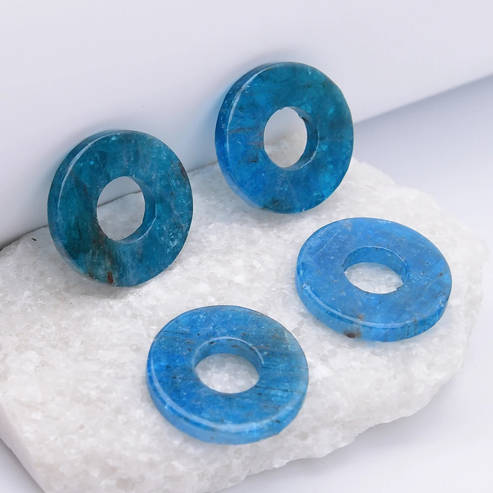 APDGG 4 Pcs 25mm Natural Blue Apatite Big Circle Charms Pendant Beads Jewelry Making DIY
APDGG 4 Pcs 25mm Natural Blue Apatite Big Circle Charms Pendant Beads Jewelry Making DIY