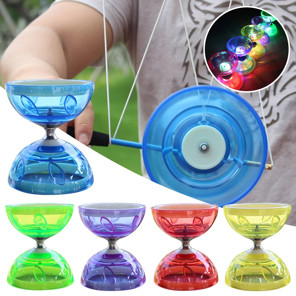 Body Building Leather Chinese Diabolo Bowl Shape Soft Chinese Yo-yo Luminous style Thicken Mini Diabolo Chinese yoyo Set Outdoor
Body Building Leather Chinese Diabolo Bowl Shape Soft Chinese Yo-yo Luminous style Thicken Mini Diabolo Chinese yoyo Set Outdoor