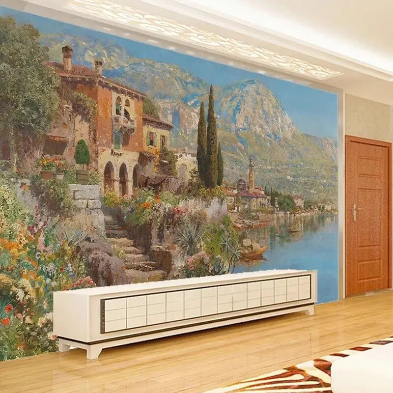 Custom Photo Wallpaper European Style Oil Painting Landscape Murals Living Room Theme Hotel Background Wall Decor Fresco
Custom Photo Wallpaper European Style Oil Painting Landscape Murals Living Room Theme Hotel Background Wall Decor Fresco