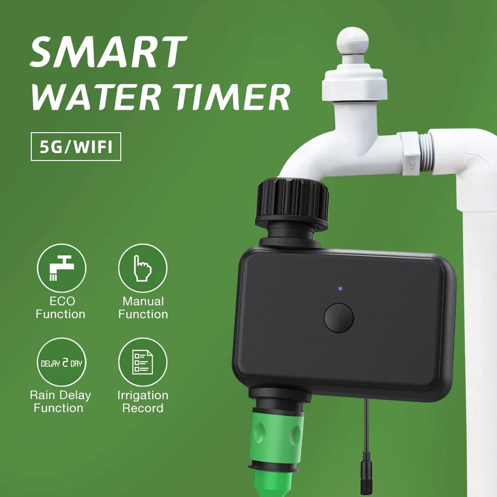 WIFI ZigBee Smart Sprinkler Water Timer 1 Outlet Rain Delay Filter Programmable Irrigation Timer Garden Watering Controller
WIFI ZigBee Smart Sprinkler Water Timer 1 Outlet Rain Delay Filter Programmable Irrigation Timer Garden Watering Controller