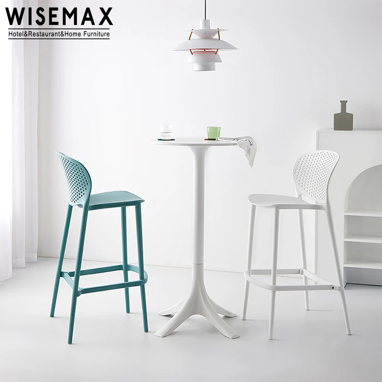 WISEMAX FURNITURE Hot Sale bar Furniture Stackable bar Tables Set Restaurant Cafe Environmental PP Plastic bar Chair
WISEMAX FURNITURE Hot Sale bar Furniture Stackable bar Tables Set Restaurant Cafe Environmental PP Plastic bar Chair