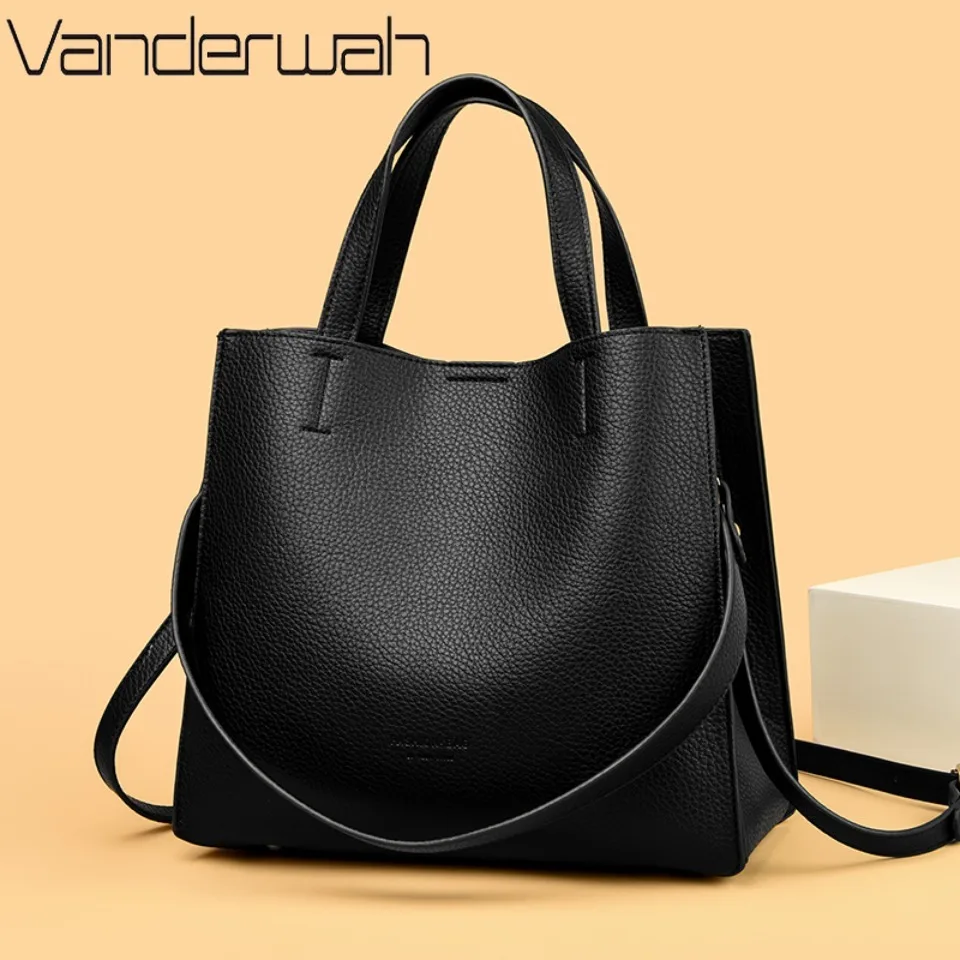 Luxury Soft PU Leather Women Bucket Shoulder Bag Large Capacity 3 Layers Crossbody Bag Durable Everyday Handbag for Work Travel
Luxury Soft PU Leather Women Bucket Shoulder Bag Large Capacity 3 Layers Crossbody Bag Durable Everyday Handbag for Work Travel