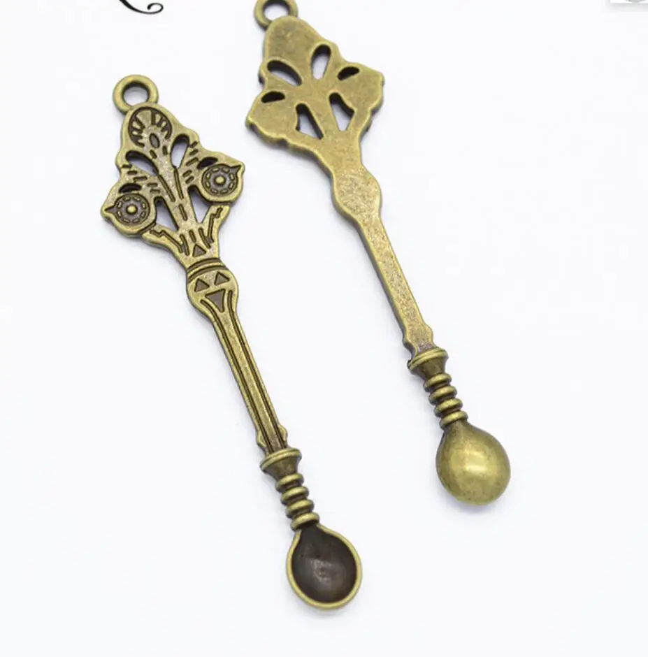 40Pcs Nice Antique Silver color Zinc Alloy spoon Charms Pendants Diy Jewelry Findings Accessories Wholesale 62*15mm F0234
40Pcs Nice Antique Silver color Zinc Alloy spoon Charms Pendants Diy Jewelry Findings Accessories Wholesale 62*15mm F0234