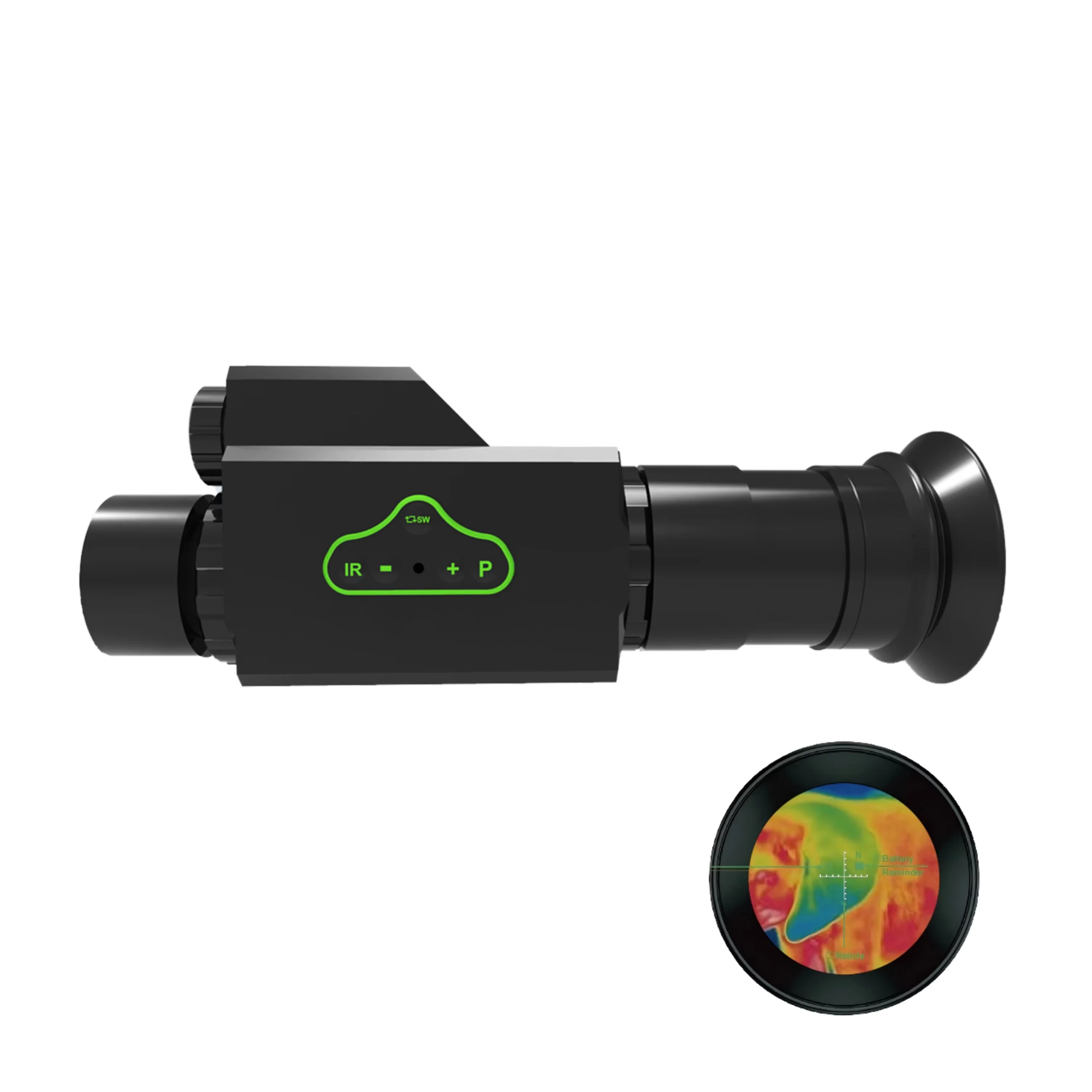 TMNV14 60 Гц тепловизионный монокуляр из алюминиевого сплава IP65 водонепроницаемый охотничий прицел с 7-кратным зумом для наблюдения за дикой природой инфракрасный
TMNV14 60 Гц тепловизионный монокуляр из алюминиевого сплава IP65 водонепроницаемый охотничий прицел с 7-кратным зумом для наблюдения за дикой природой инфракрасный