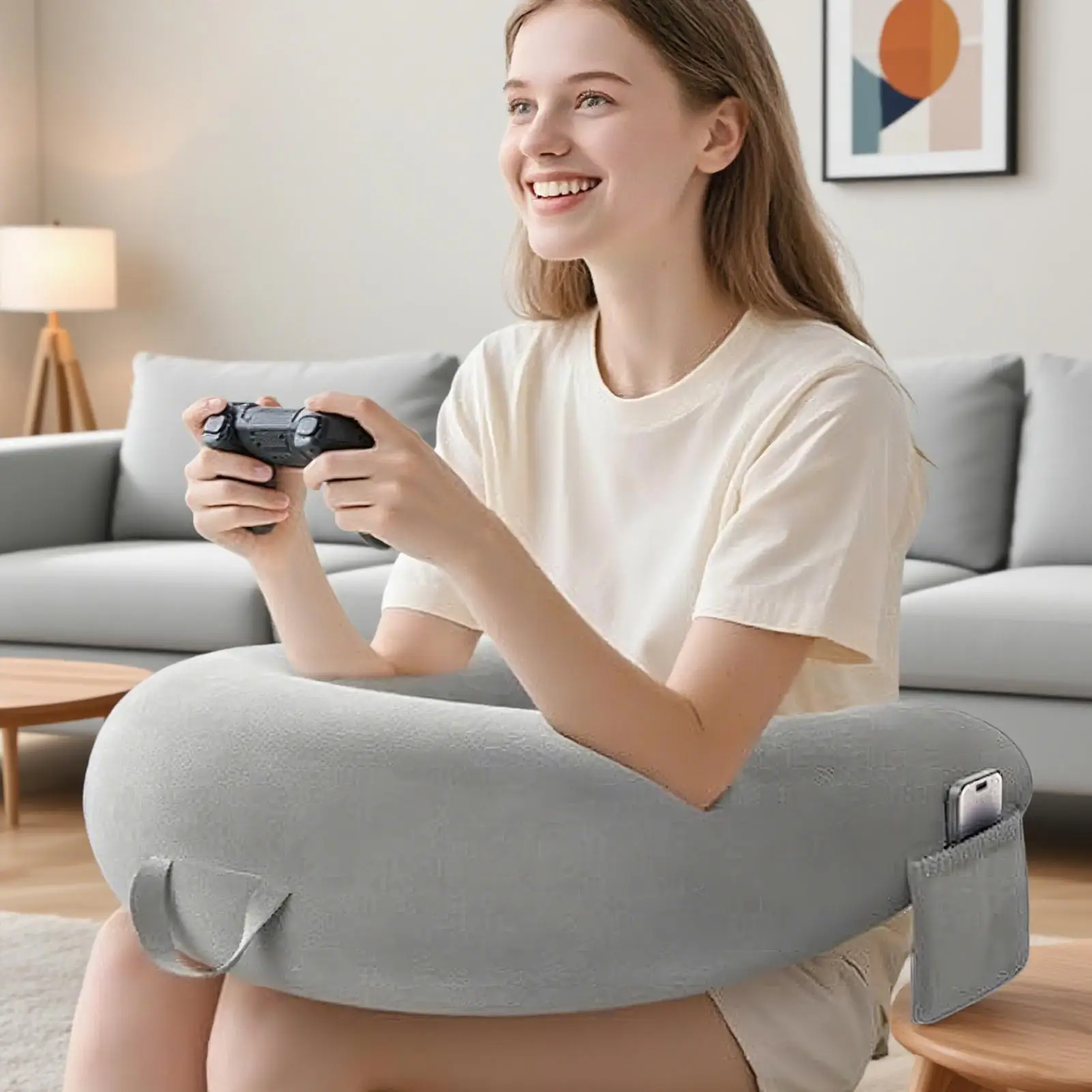 Reading Gaming Pillow Adult Crocheting Pillow to Support Your Arm Portable Desk Soft Skin-Friendly for Watching TV Breastfeeding
Reading Gaming Pillow Adult Crocheting Pillow to Support Your Arm Portable Desk Soft Skin-Friendly for Watching TV Breastfeeding