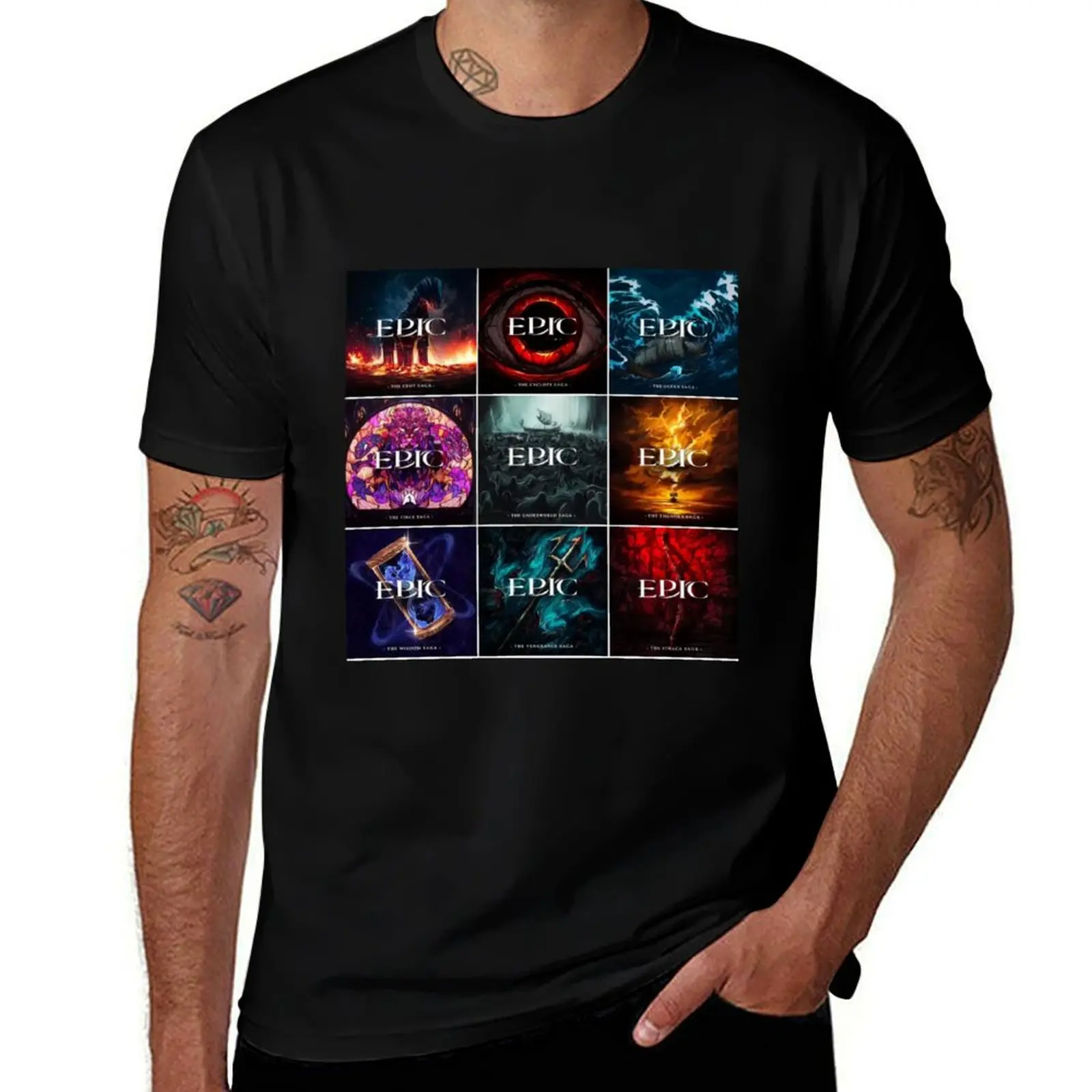 Epic the Musical Saga Covers T-Shirt heavyweights luxury clothing labubu man clothes summer shirt Men's t-shirts
Epic the Musical Saga Covers T-Shirt heavyweights luxury clothing labubu man clothes summer shirt Men's t-shirts