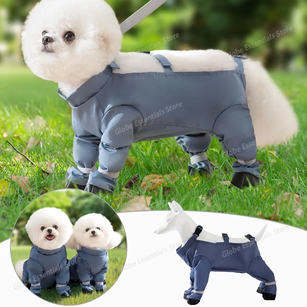 Dog Boots Leggings Waterproof Dog Pants Anti-Slip Dog Shoes Pet Paws Protector Adjustable Dogs Jumpsuit with Straps Pet Supplies
Dog Boots Leggings Waterproof Dog Pants Anti-Slip Dog Shoes Pet Paws Protector Adjustable Dogs Jumpsuit with Straps Pet Supplies