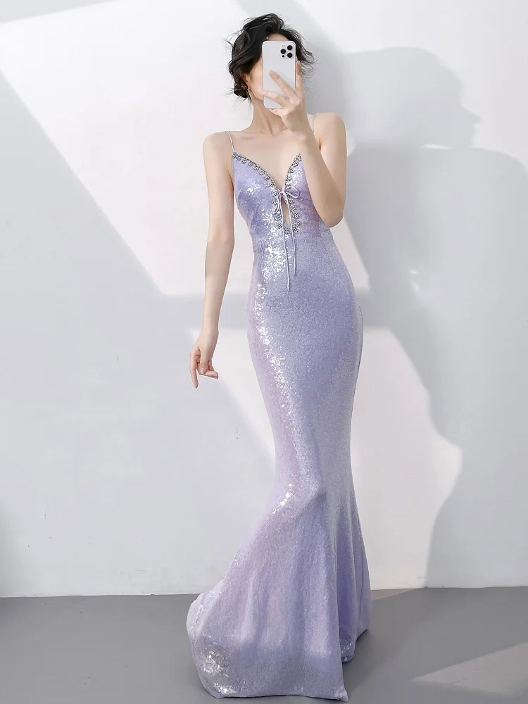 Вечернее платье Ele: Новая модель 2026 года, корейский стиль, сексуальное, на бретельках, с эффектом «рыбий хвост», длинное, класса люкс, с высокой талией, на молнии
Вечернее платье Ele: Новая модель 2026 года, корейский стиль, сексуальное, на бретельках, с эффектом «рыбий хвост», длинное, класса люкс, с высокой талией, на молнии