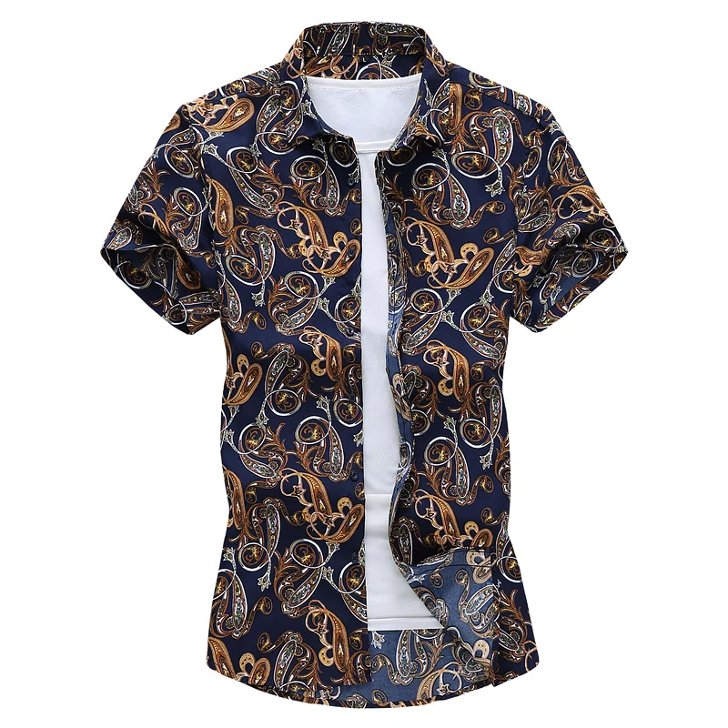 Мужская повседневная рубашка с коротким рукавом с цветочным принтом, размер M-7XL, рубашка больших размеров, пляжная рубашка
Мужская повседневная рубашка с коротким рукавом с цветочным принтом, размер M-7XL, рубашка больших размеров, пляжная рубашка