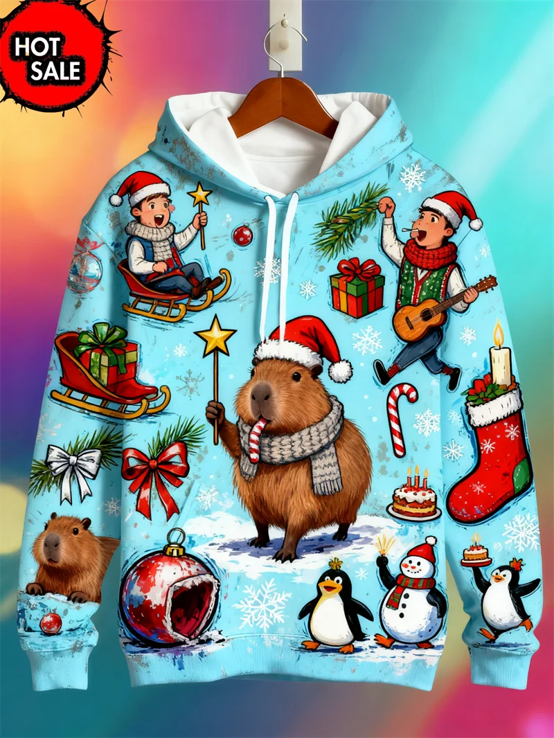 Super Cool Capybara Print 3D Hoodie Man To Man Long Sleeve Pullovres Women Kids Clothes Christmas Anime New Hoodie Sweatshirt
Super Cool Capybara Print 3D Hoodie Man To Man Long Sleeve Pullovres Women Kids Clothes Christmas Anime New Hoodie Sweatshirt