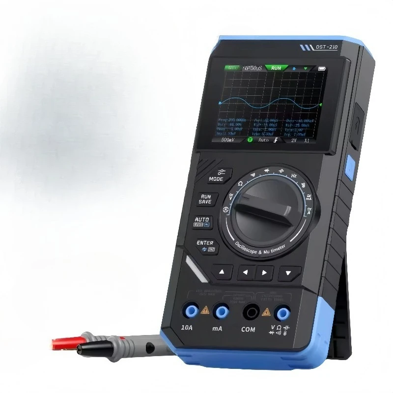 DST-210 3-in-1 Digital Oscilloscope Multimeter 19999 Counts 10MHz 48Msps Portable Automotive Oscilloscope Electrical Tool
DST-210 3-in-1 Digital Oscilloscope Multimeter 19999 Counts 10MHz 48Msps Portable Automotive Oscilloscope Electrical Tool