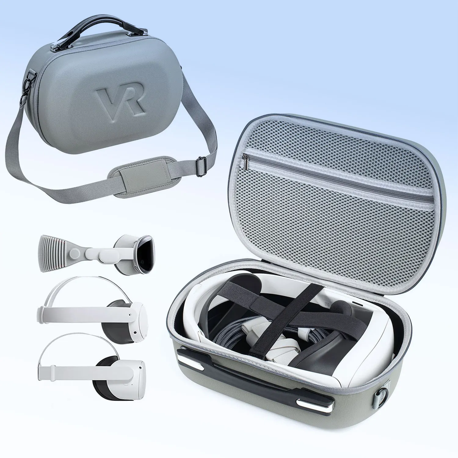 Hard Carrying Case for Meta Quest 3, Quest 2, Vision Pro VR Headset and Touch Controller Elite Strap Travel Storage Accessories
Hard Carrying Case for Meta Quest 3, Quest 2, Vision Pro VR Headset and Touch Controller Elite Strap Travel Storage Accessories