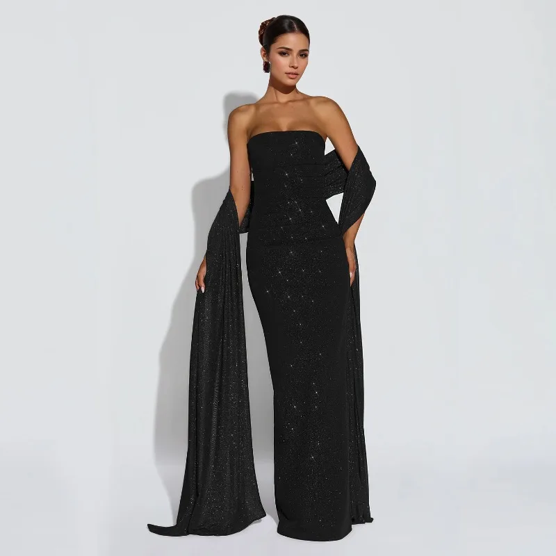 KEXU Fashion Women's Sexy Strapless Flash Bag Hip Split Dress Hollow Out Night Party Maxi Long Dresses
KEXU Fashion Women's Sexy Strapless Flash Bag Hip Split Dress Hollow Out Night Party Maxi Long Dresses