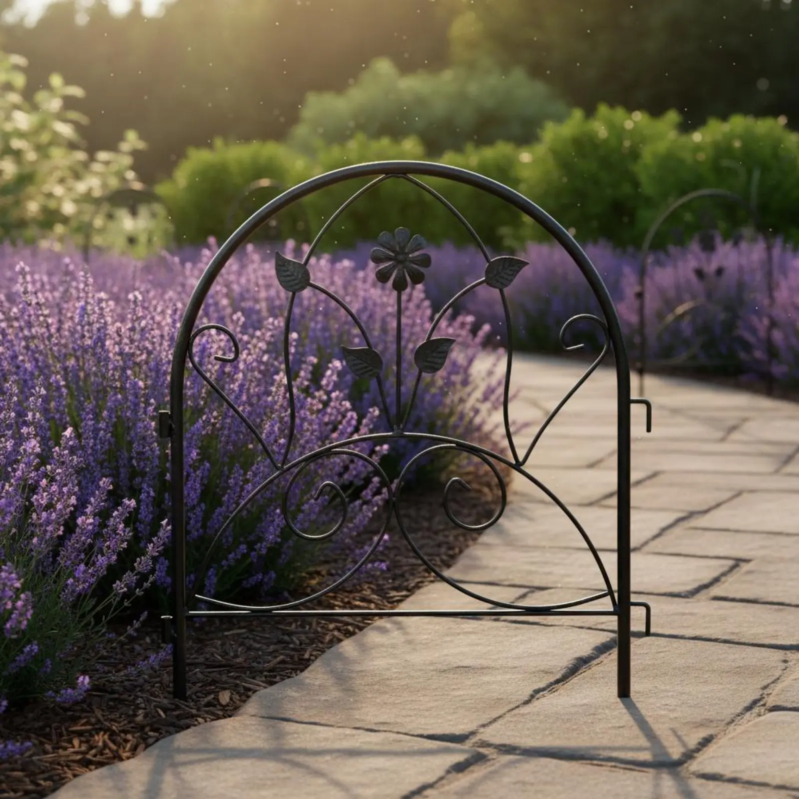 Wrought Iron Fence Panel Long-Lasting Decorative Garden Border Connecting Landscape Fence Easy Installation Outdoor Decor
Wrought Iron Fence Panel Long-Lasting Decorative Garden Border Connecting Landscape Fence Easy Installation Outdoor Decor