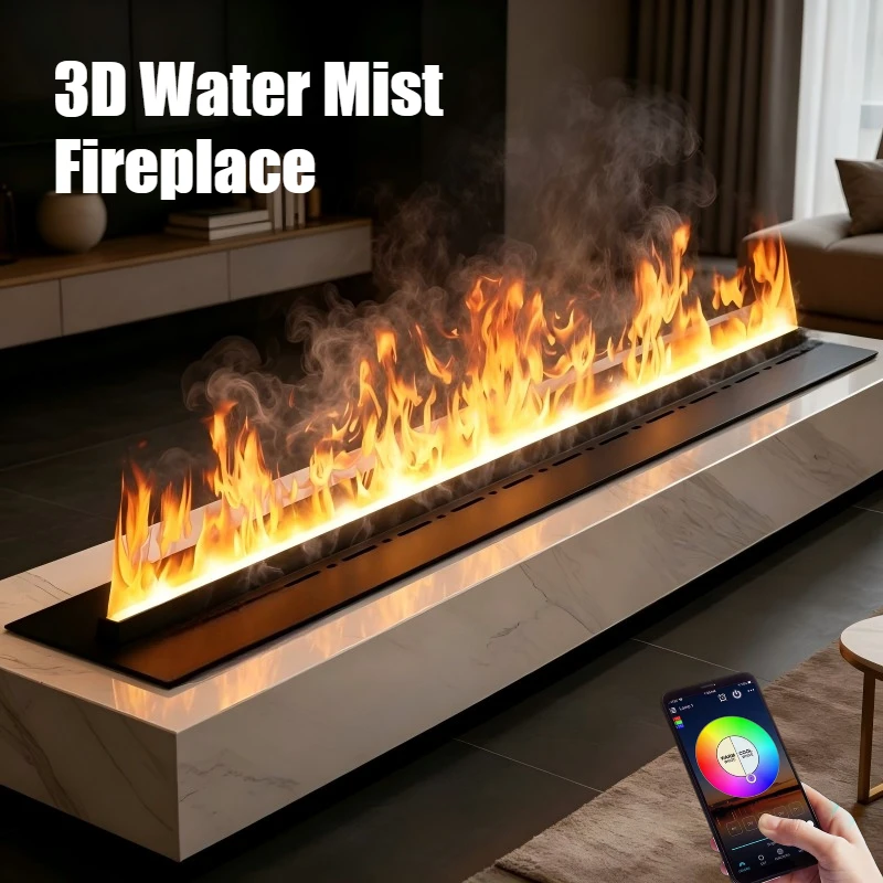 1000mm 3D Electric Water Vapor Fireplace Freestanding Atomizing Fireplace effect fireplace mist technology chimney firebox
1000mm 3D Electric Water Vapor Fireplace Freestanding Atomizing Fireplace effect fireplace mist technology chimney firebox