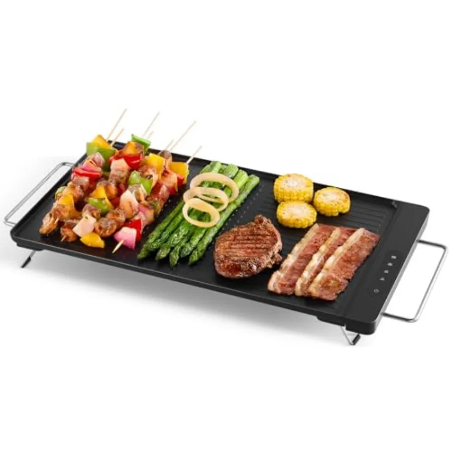 Electric Griddle with Removable Cooking Plate Large Griddle Pan Electric with Nonstick Coating Fast and Even Heating Dishwasher
Electric Griddle with Removable Cooking Plate Large Griddle Pan Electric with Nonstick Coating Fast and Even Heating Dishwasher