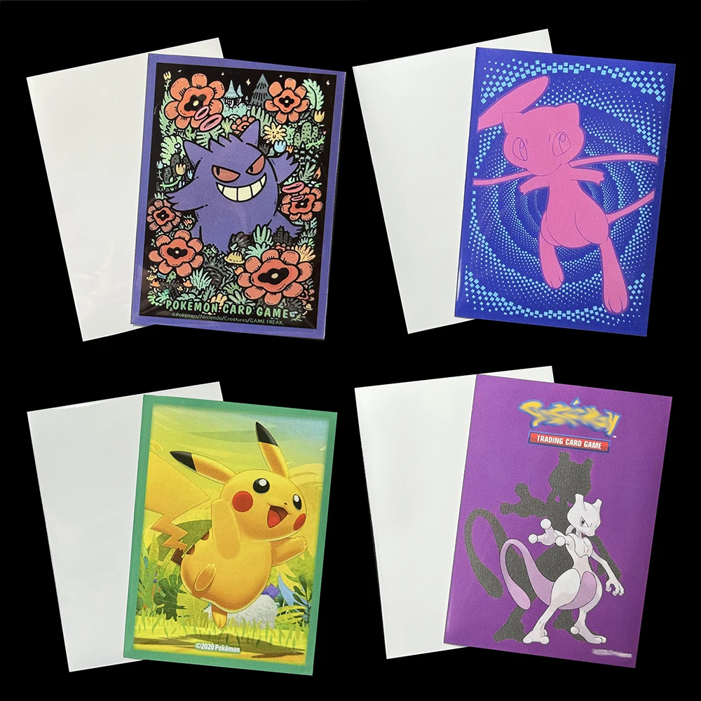 60 шт. PTCG без фольги для карт Pikacu Gengar Mew Mewtwo для стандартного размера TCG карты 66x91 мм
60 шт. PTCG без фольги для карт Pikacu Gengar Mew Mewtwo для стандартного размера TCG карты 66x91 мм
