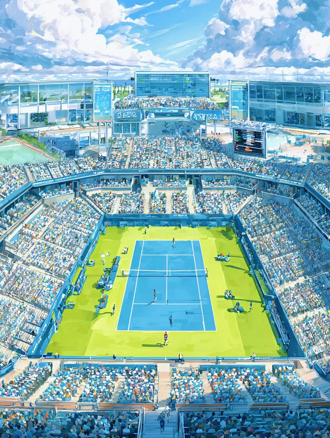 1000PCS Tennis Stadium Jigsaw Puzzle, Blue Court & Crowded Arena Educational Games Colorful Puzzles Gifts Home Decor
1000PCS Tennis Stadium Jigsaw Puzzle, Blue Court & Crowded Arena Educational Games Colorful Puzzles Gifts Home Decor