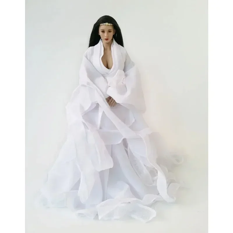 1/6 Scale Female Ancient Dress White Long Romantic Dress Clothes Model for 12'' Action Figure Big Breast Body Doll Accessory
1/6 Scale Female Ancient Dress White Long Romantic Dress Clothes Model for 12'' Action Figure Big Breast Body Doll Accessory