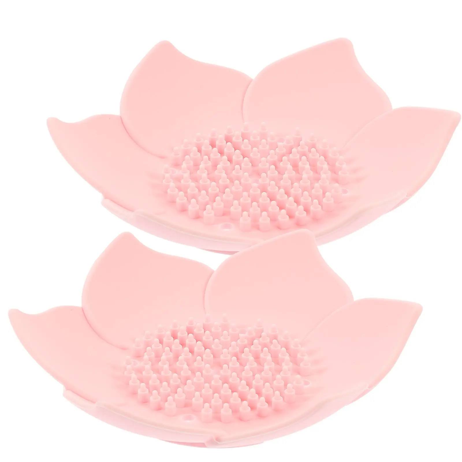 2Pcs Silicone Soap Dish Holder Flower Shape Soap Container Drainage Tray Bath Kitchen Storage Rack Home Daily Use
2Pcs Silicone Soap Dish Holder Flower Shape Soap Container Drainage Tray Bath Kitchen Storage Rack Home Daily Use
