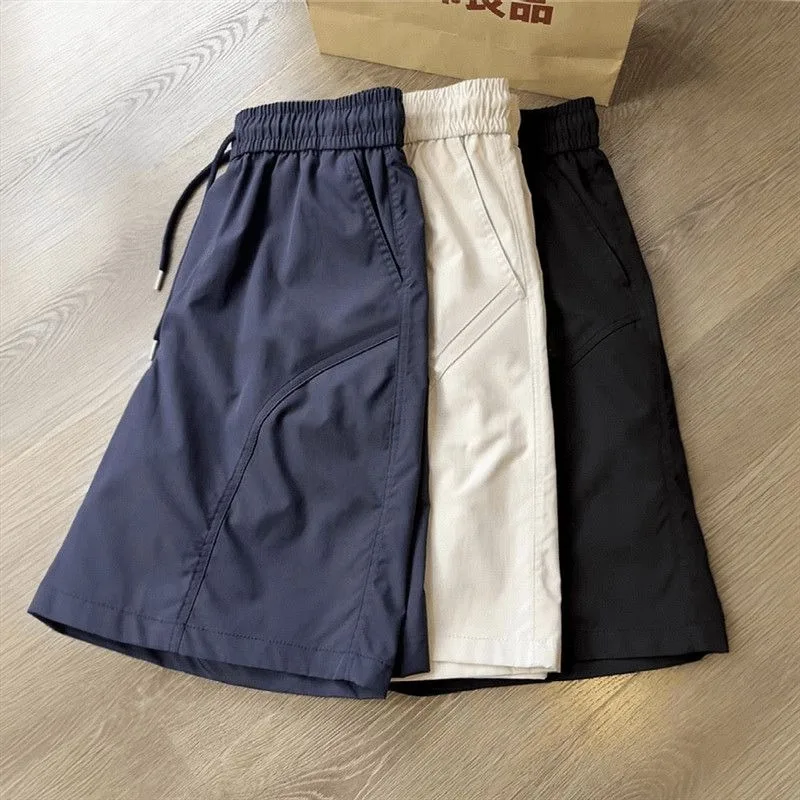 Quick Dry Sports Shorts Quartile Ice Silk Casual American Straight Leg Five Length Men's Summer Blue Short Pants Polyester Fiber
Quick Dry Sports Shorts Quartile Ice Silk Casual American Straight Leg Five Length Men's Summer Blue Short Pants Polyester Fiber