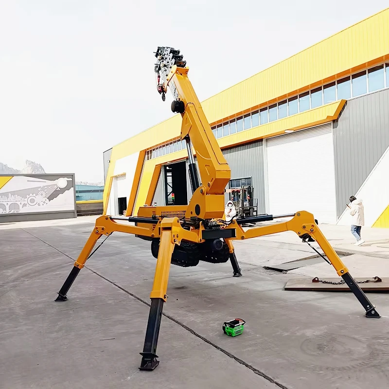Mini Crawler Spider Crane 3t Lifting Height 10m with Articulating Arm Telescopic Flexible and Convenient Construction Tools
Mini Crawler Spider Crane 3t Lifting Height 10m with Articulating Arm Telescopic Flexible and Convenient Construction Tools
