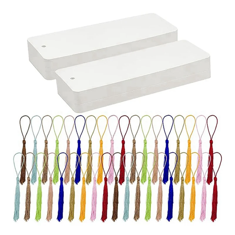 ADP-Set of 100 Blank Bookmarks with Colorful Tassels Crafting Material Pack Handmade Paper Bookmarks for DIY and Gift Tags
ADP-Set of 100 Blank Bookmarks with Colorful Tassels Crafting Material Pack Handmade Paper Bookmarks for DIY and Gift Tags