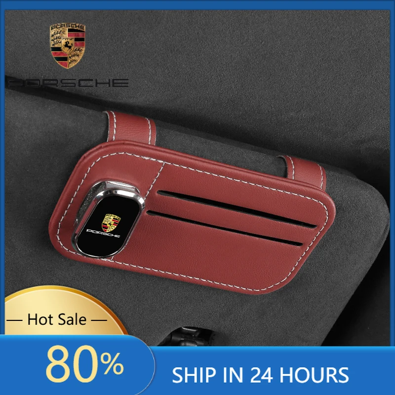 Наклейки для интерьера автомобиля Porsche: магнитный кожаный держатель для солнцезащитных очков, крепление на солнцезащитный козырек для Porsche 911, 718, Taycan, Panamera, Cayenne M
Наклейки для интерьера автомобиля Porsche: магнитный кожаный держатель для солнцезащитных очков, крепление на солнцезащитный козырек для Porsche 911, 718, Taycan, Panamera, Cayenne M