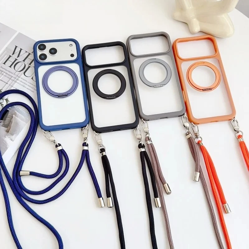 Invisible Hook Magnetic Strap Case for IPhone 17 Pro Max 17Pro Air 17Air 360 Rotating Stand Holder Crossbody Lanyard Clear Cover
Invisible Hook Magnetic Strap Case for IPhone 17 Pro Max 17Pro Air 17Air 360 Rotating Stand Holder Crossbody Lanyard Clear Cover