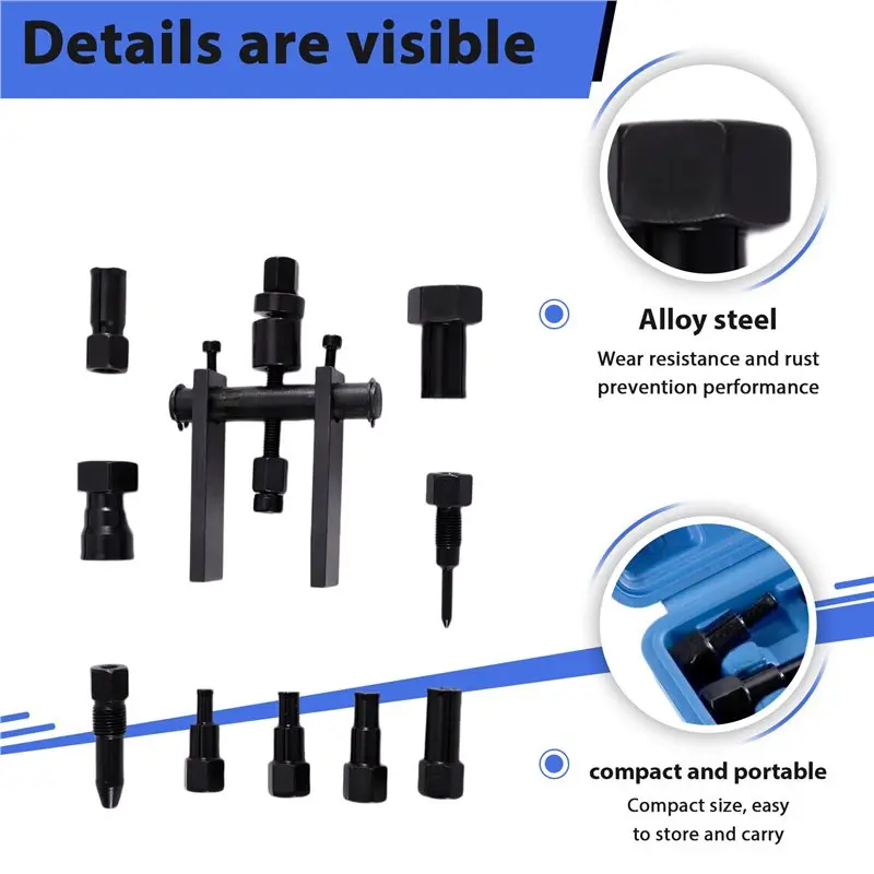 ABQB-Inner Motorcycle Bearing Removal Tool 10Pcs Blind Internal Inner Insert Inside Bearing Extractor Puller Tool Motorcycle
ABQB-Inner Motorcycle Bearing Removal Tool 10Pcs Blind Internal Inner Insert Inside Bearing Extractor Puller Tool Motorcycle