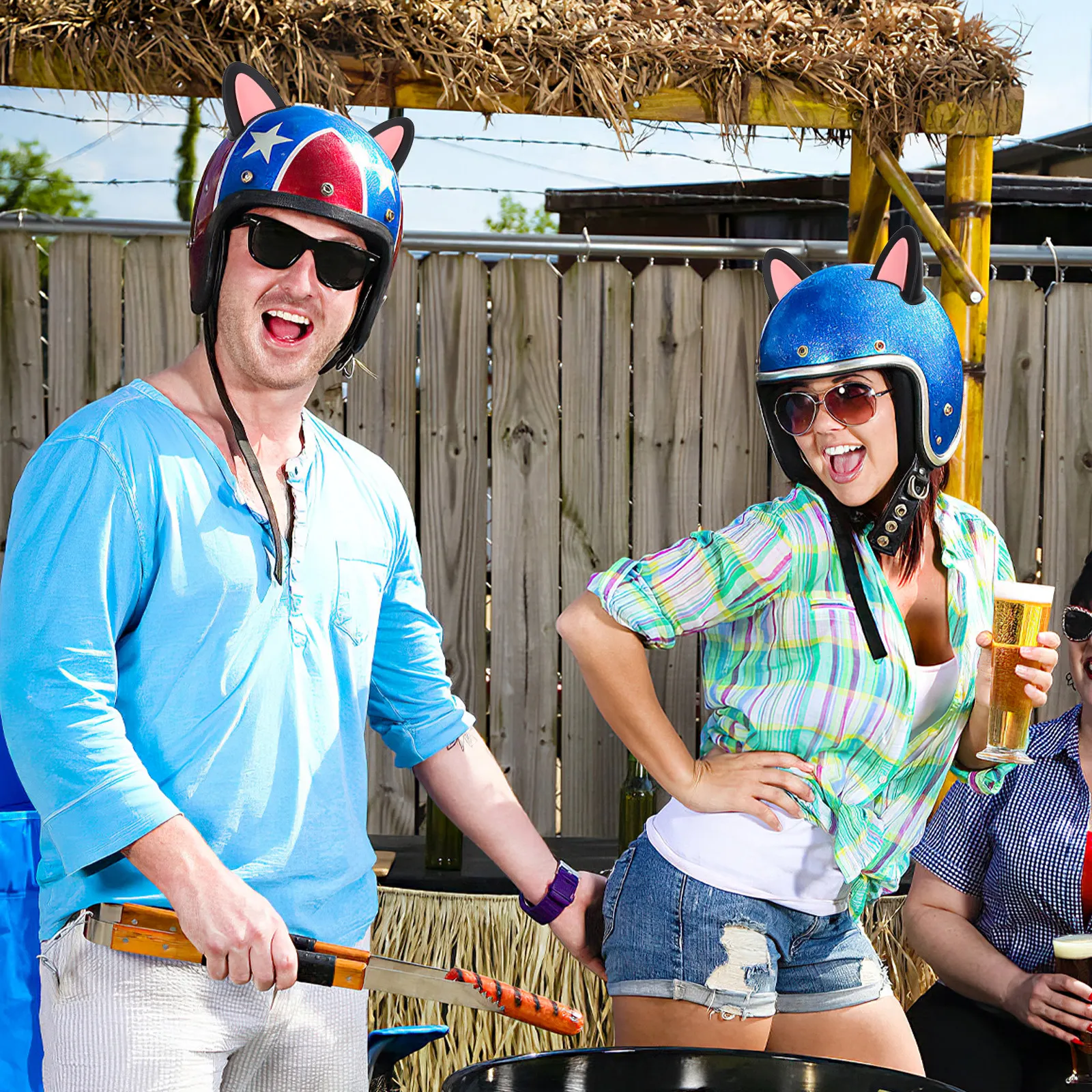 3Pairs Fashionable Cat Ears Bright Color Long-Lasting Decoration for Motorcycle Cute Animal Ear Decor Accessory
3Pairs Fashionable Cat Ears Bright Color Long-Lasting Decoration for Motorcycle Cute Animal Ear Decor Accessory