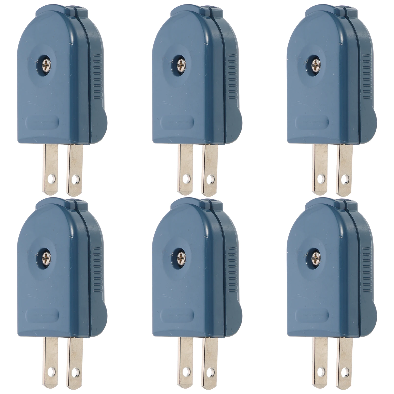 6 Pcs US Plug Replacement Ground Bonding Pin Electrical Socket 125V 10A Rotatable Electric Plugs Straight Blade Industrial Male
6 Pcs US Plug Replacement Ground Bonding Pin Electrical Socket 125V 10A Rotatable Electric Plugs Straight Blade Industrial Male