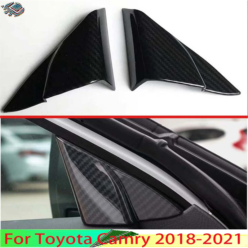 For Toyota Camry 2018-2021 Car Decoration Carbon Fiber Style Interior Front Door Triangle Cover Trim A Pillar Trim Audio Frame
For Toyota Camry 2018-2021 Car Decoration Carbon Fiber Style Interior Front Door Triangle Cover Trim A Pillar Trim Audio Frame