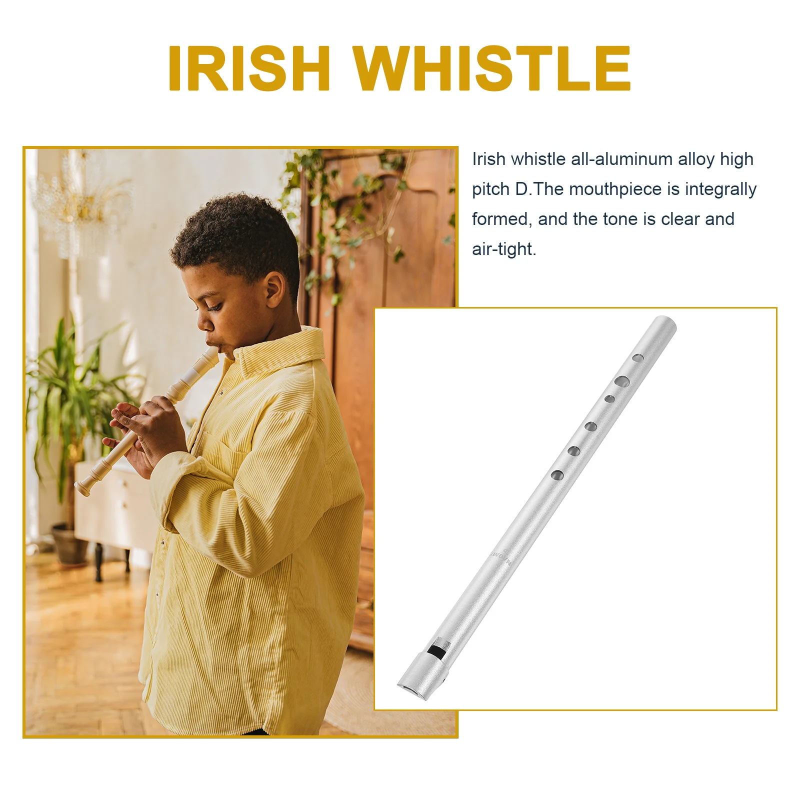 D Whistle Flute Recorder Aluminum Alloy Instruments Beginner Kids Portable Soprano D Flute Musical Silver Lightweight Small Easy
D Whistle Flute Recorder Aluminum Alloy Instruments Beginner Kids Portable Soprano D Flute Musical Silver Lightweight Small Easy