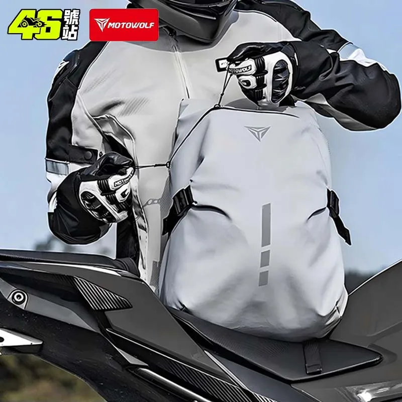 Motorcycle Helmet Bag Reflective Waterproof Backpack Outdoor Night Cycling Safety Light Backpack Waterproof Travel Storage Bag
Motorcycle Helmet Bag Reflective Waterproof Backpack Outdoor Night Cycling Safety Light Backpack Waterproof Travel Storage Bag