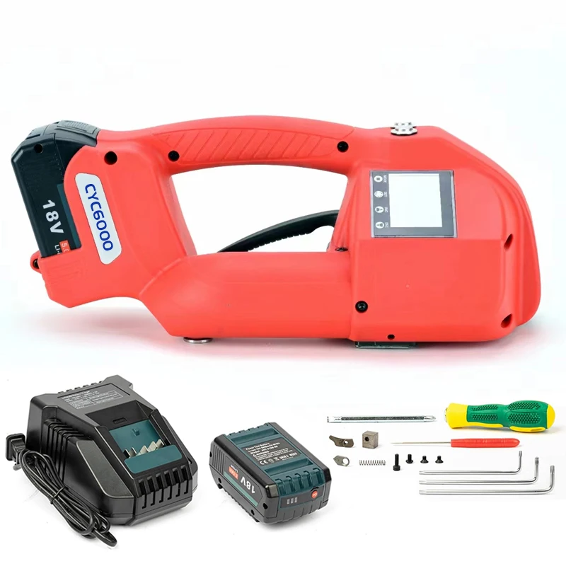 Wallepac CYC6000 Handheld Electric Powered PET PP Manual Plastic Semi Automatic Poly Battery Strapping Tool for Plastic Strap
Wallepac CYC6000 Handheld Electric Powered PET PP Manual Plastic Semi Automatic Poly Battery Strapping Tool for Plastic Strap