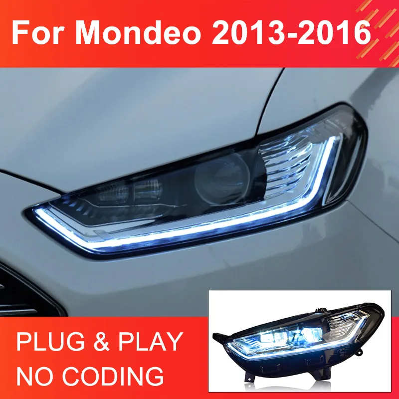 1Pair LED Headlight Assembly for Ford Mondeo 2013-2016 Headlight Plug and Play with LED DRL Dynamic Turning Head lights
1Pair LED Headlight Assembly for Ford Mondeo 2013-2016 Headlight Plug and Play with LED DRL Dynamic Turning Head lights