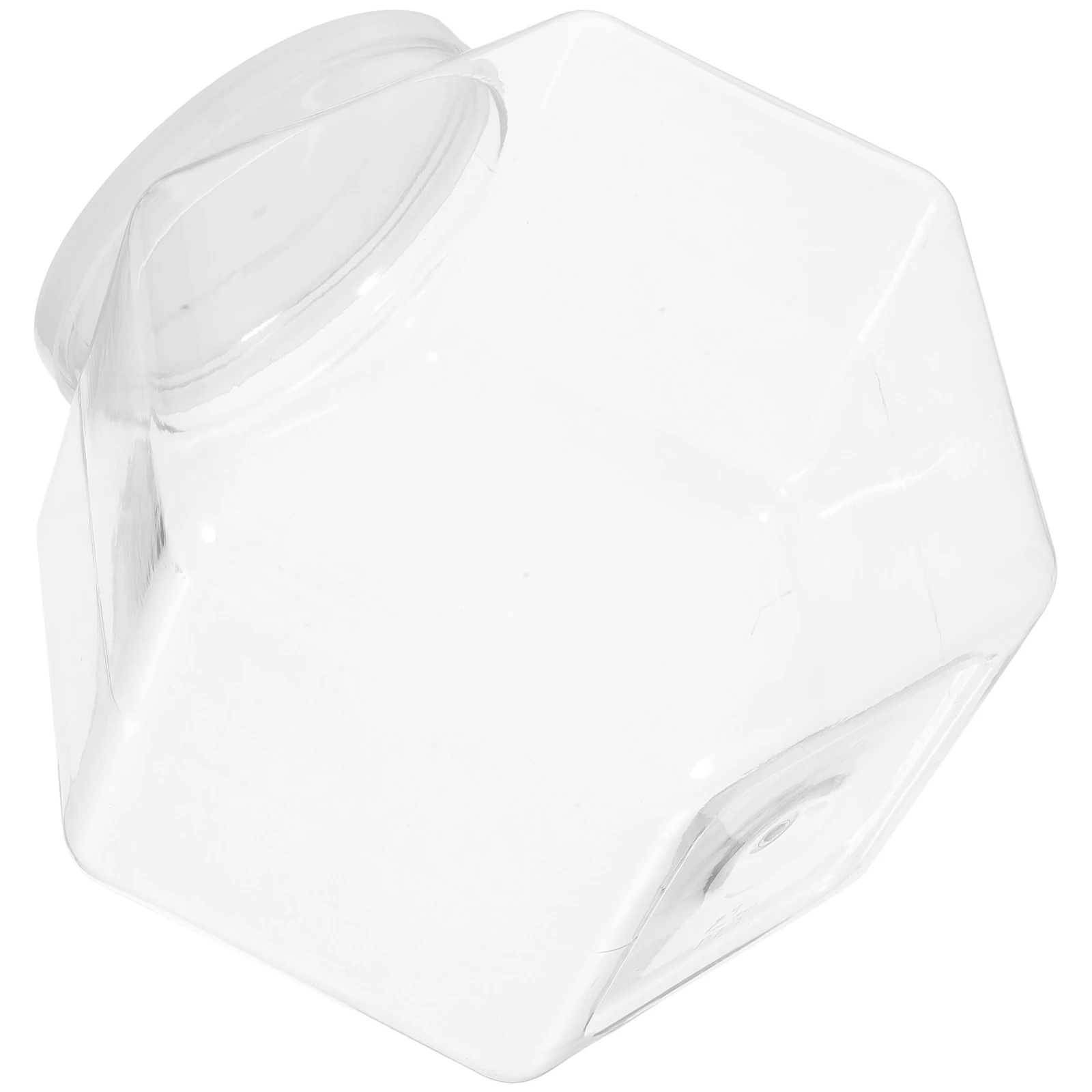 Hexagon Cookie Jar 3800ml Capacity Transparent Candy Biscuit Container Sealed Lid Plastic Storage Household Snack Holder
Hexagon Cookie Jar 3800ml Capacity Transparent Candy Biscuit Container Sealed Lid Plastic Storage Household Snack Holder