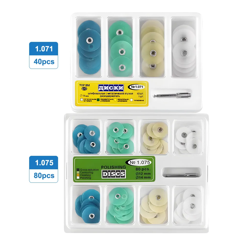 40/80 Pcs Dental Polishing Discs Gross Reduction Contouring Mandrel Stripes Set Materials Teeth Whitening
40/80 Pcs Dental Polishing Discs Gross Reduction Contouring Mandrel Stripes Set Materials Teeth Whitening