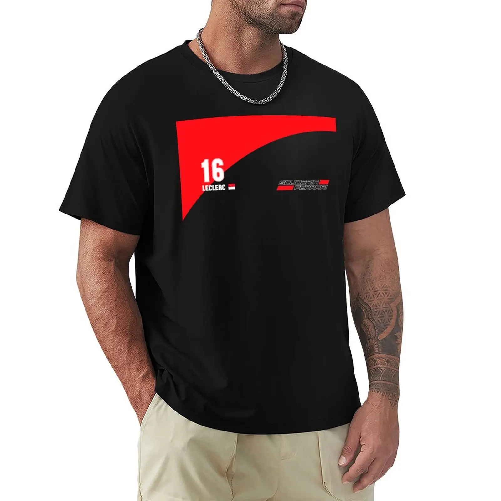 leclerc - red corner T-Shirt Modern Print Casual T-Shirt
leclerc - red corner T-Shirt Modern Print Casual T-Shirt